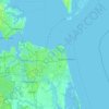 Топографическая карта Avery Island, высота, рельеф