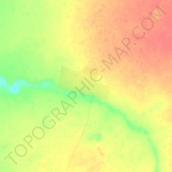 Топографическая карта Мукур, высота, рельеф