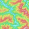 Топографическая карта Canebrake, высота, рельеф