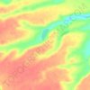Топографическая карта урочище Раздольное, высота, рельеф