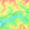 Топографическая карта Quidhampton, высота, рельеф