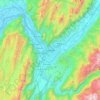Топографическая карта Grenoble, высота, рельеф