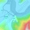 Топографическая карта 长江第一弯, высота, рельеф