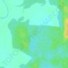 Топографическая карта урочище Красное поле, высота, рельеф