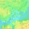 Топографическая карта Marvina, высота, рельеф