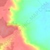 Топографическая карта Зелёный Бор, высота, рельеф