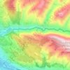 Топографическая карта Dehesa del Generalife, высота, рельеф
