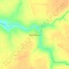 Топографическая карта Верхоценье, высота, рельеф