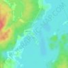 Топографическая карта Вельё-Станы, высота, рельеф