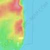 Топографическая карта Дельфин, высота, рельеф