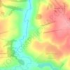 Топографическая карта Кунеево, высота, рельеф