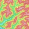 Топографическая карта Yerba, высота, рельеф