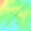 Топографическая карта Nandgaon, высота, рельеф