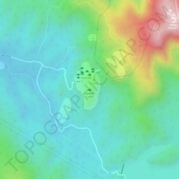 Топографическая карта Kanheri Caves, высота, рельеф