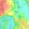 Топографическая карта Ерино, высота, рельеф