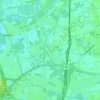 Топографическая карта Elzestraat, высота, рельеф