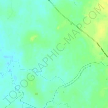 Топографическая карта Мостовое, высота, рельеф