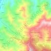 Топографическая карта Kufri, высота, рельеф