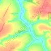 Топографическая карта Сухой Лог, высота, рельеф
