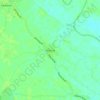Топографическая карта Wistow, высота, рельеф
