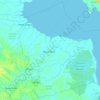 Топографическая карта Muara Sabak Barat, высота, рельеф