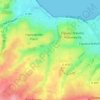 Топографическая карта Les Noires Mares, высота, рельеф