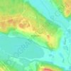 Топографическая карта Волочаевка, высота, рельеф