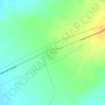 Топографическая карта Kanakpar, высота, рельеф