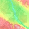 Топографическая карта Ляховский, высота, рельеф
