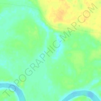 Топографическая карта Клый, высота, рельеф