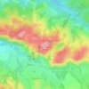 Топографическая карта Черноморская, высота, рельеф