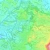 Топографическая карта Bulciaghetto, высота, рельеф