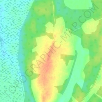 Топографическая карта Пантелеймоновское, высота, рельеф