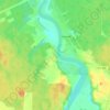 Топографическая карта Матеево, высота, рельеф