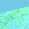 Топографическая карта FRACC. RESIDENCIAL DEL LAGO, высота, рельеф
