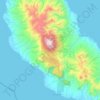 Топографическая карта Bougainville Island, высота, рельеф