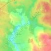 Топографическая карта поселок ОРГРЭС, высота, рельеф