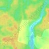Топографическая карта Старый Сад, высота, рельеф