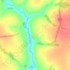 Топографическая карта Привольный, высота, рельеф