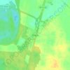 Топографическая карта Ягодное, высота, рельеф