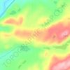 Топографическая карта урочище Чёртов Перевал, высота, рельеф