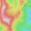 Топографическая карта Синюха, высота, рельеф