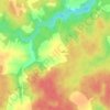 Топографическая карта Филёво, высота, рельеф