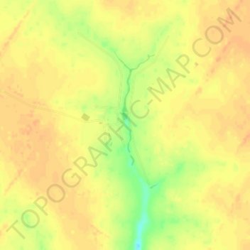 Топографическая карта Екатеринополье, высота, рельеф