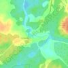 Топографическая карта Бельское, высота, рельеф