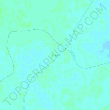 Топографическая карта Kerai, высота, рельеф