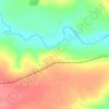 Топографическая карта Чашино, высота, рельеф