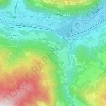 Топографическая карта Wimml, высота, рельеф