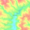 Топографическая карта Бородино, высота, рельеф