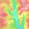 Топографическая карта Визимбирь, высота, рельеф
